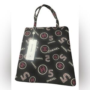 Chanel GWP Black & Pink Tote Bag NIP